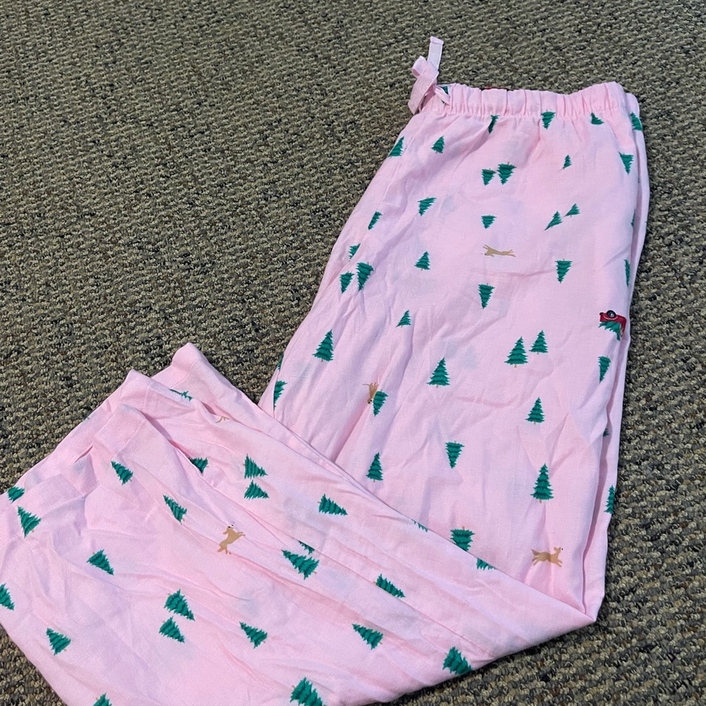 Pink Pajamas with Tree Print